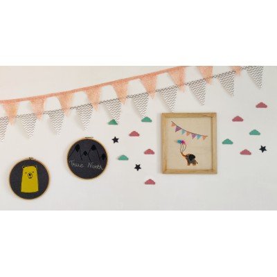 Orange Polka Bunting Orange Polka Bunting