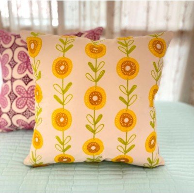 Sunflower Embroidered Cushion  Sunflower Embroidered Cushion