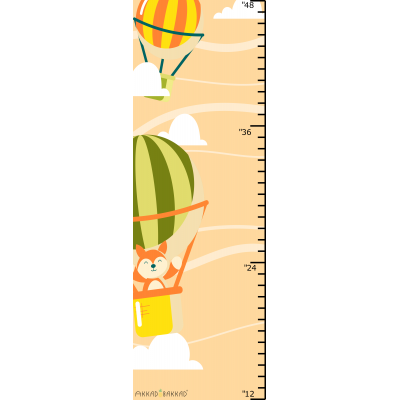 Bear Hot Air Balloon Height Chart