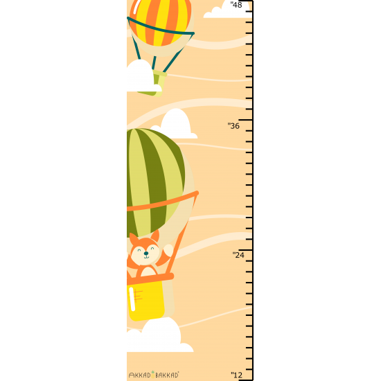 Bear Hot Air Balloon Height Chart