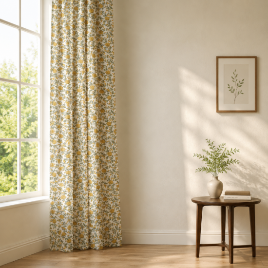 Yellow Rose Curtain Yellow Rose Curtain