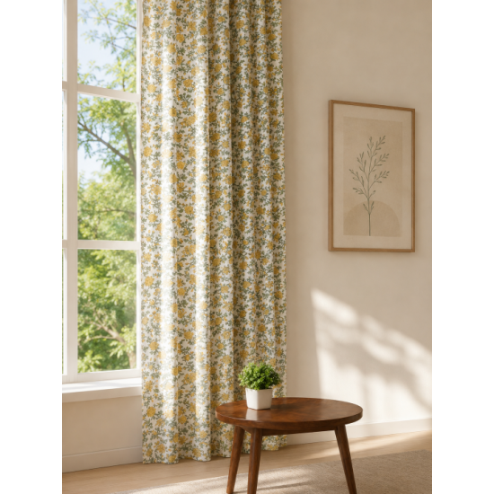 Yellow Rose Curtain Yellow Rose Curtain