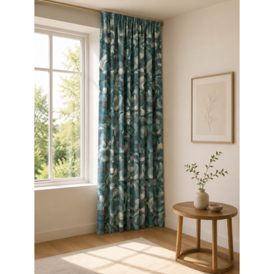 Deep Sea printed Curtain