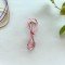 Soft pink leather cord