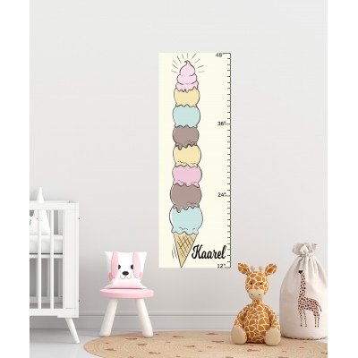 Icecream Height Chart Icecream Height Chart