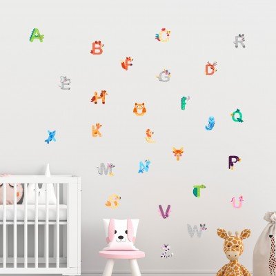 Alphabets Wall Decal Alphabets Wall Decal