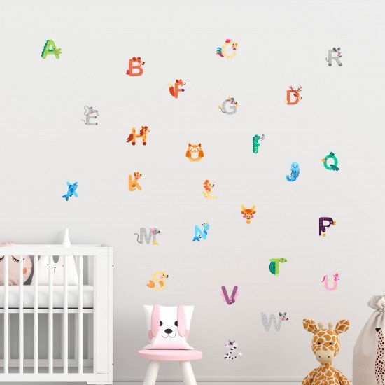 Alphabets Wall Decal