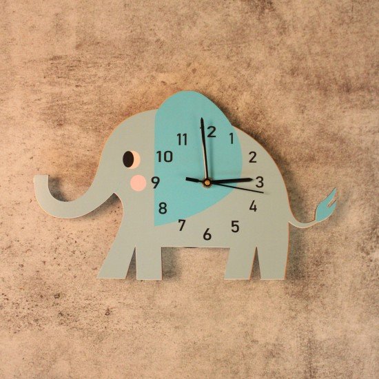 Elephant Shape Clock