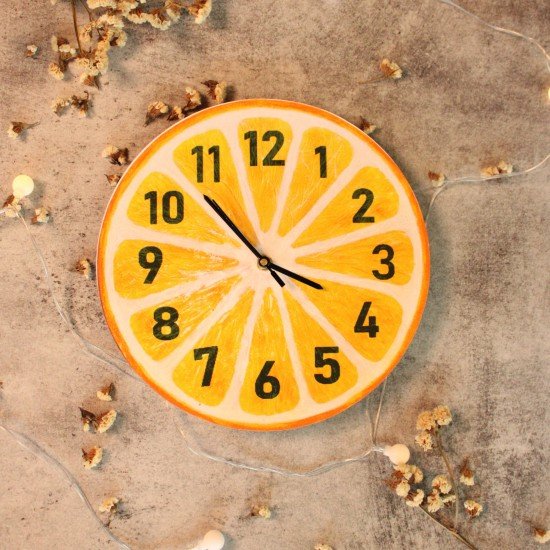 Orange Clock