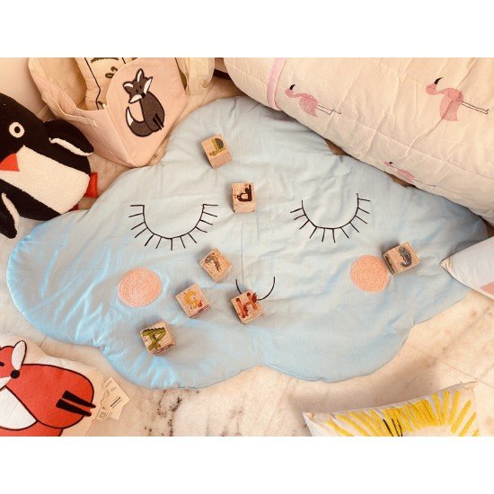 Blue Cloud Play Mat