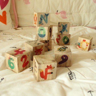 Alphabets & Numbers Wooden Blocks Alphabets & Numbers Wooden Blocks