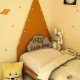 Mustard Triangle Bed
