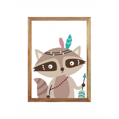 Racoon Wall frame Racoon Wall frame