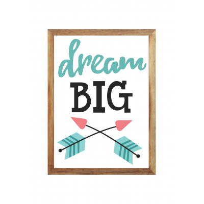 Dream Big  Arrow Wall frame Dream Big  Arrow Wall frame