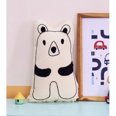 Black Bear Shape Cushion Black Bear Shape Cushion