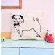 Pug Baby Shape Cushion