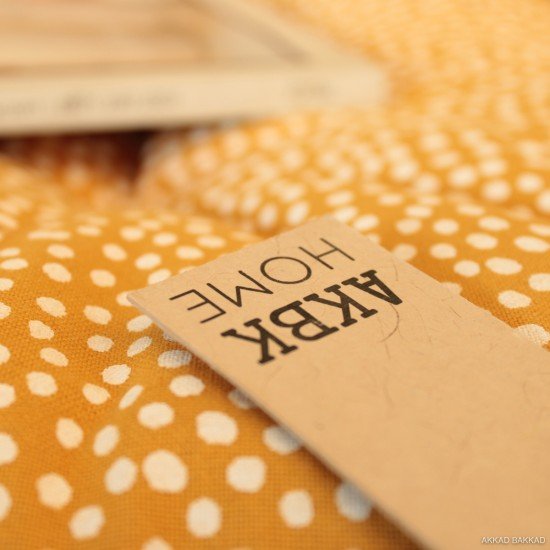 Mustard White Polka Floor Bed Mustard White Polka Floor Bed