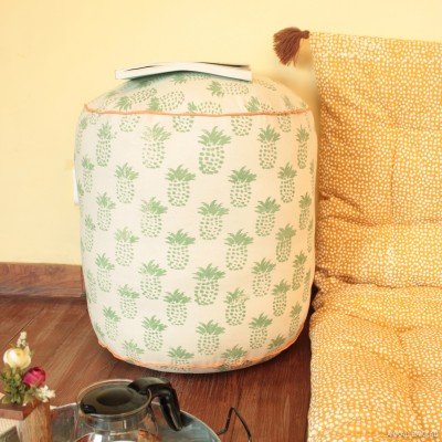 Pineapple Pouf Stool
