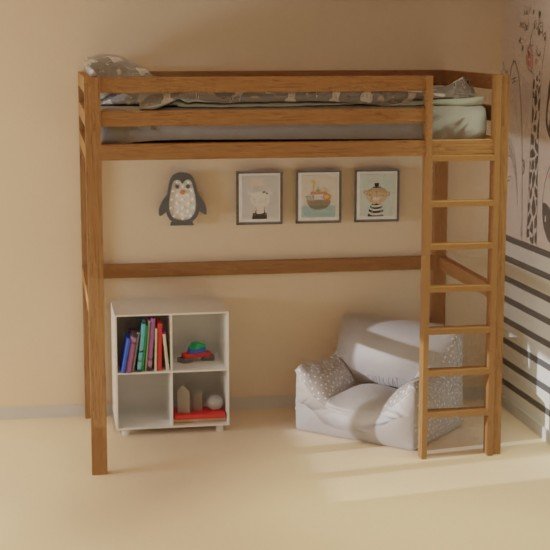 Camp loft Bed