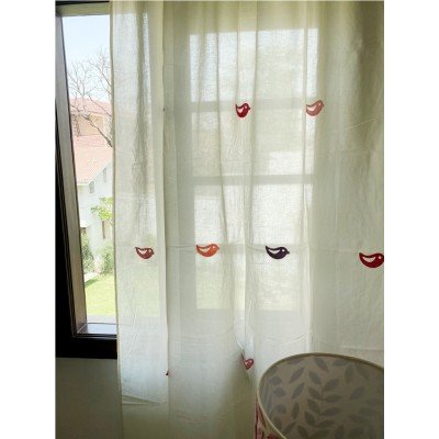 Bird Applique Curtain Bird Applique Curtain