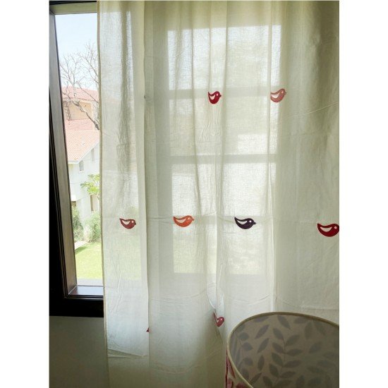 Bird Applique Curtain Bird Applique Curtain