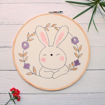 Purple Bunny Hoop Purple Bunny Hoop