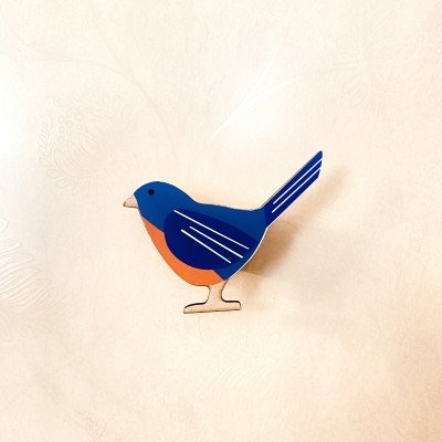 Blue Sparrow Wall Hook Blue Sparrow Wall Hook
