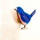 Blue Sparrow Wall Hook Blue Sparrow Wall Hook