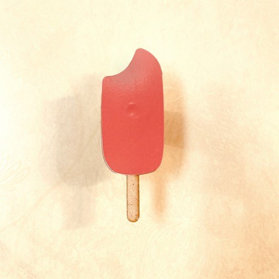 Orange Icecream Wall Hook