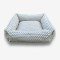Blue Zig Zag Pet bed