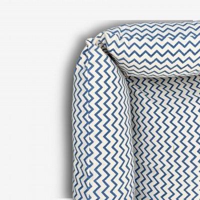 Blue Zig Zag Pet bed Blue Zig Zag Pet bed