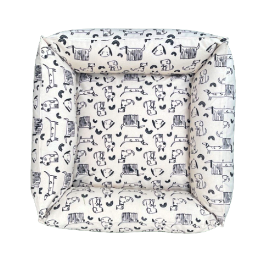 Puppy Print Pet bed