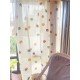 Autumn Maple Leaf Block Printed Curtain