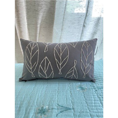 Willow leaf Embroidered Cushion Willow leaf Embroidered Cushion