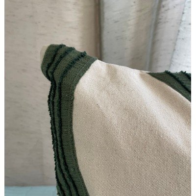 Abstract Green garden Embroidered Cushion Abstract Green garden Embroidered Cushion