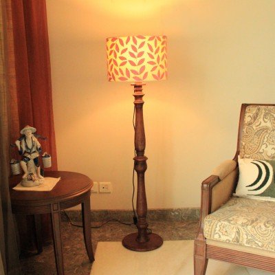 Madison Wood Floor Lamp Stand