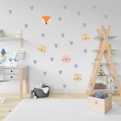 Kitty Fox Bunny Wall Decal Kitty Fox Bunny Wall Decal