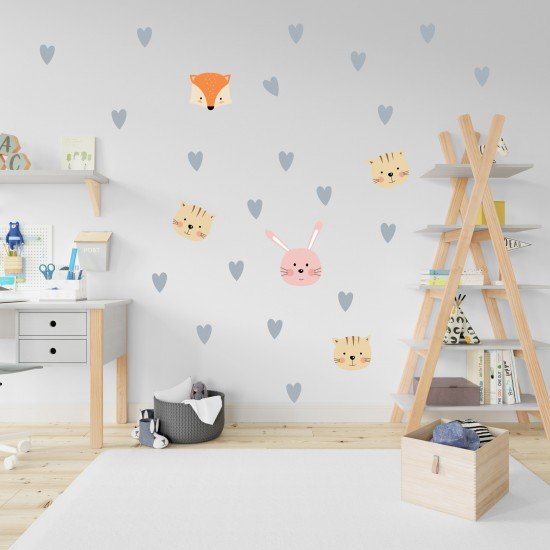 Kitty Fox Bunny Wall Decal Kitty Fox Bunny Wall Decal