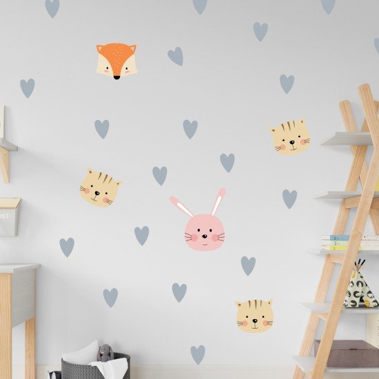 Kitty Fox Bunny Wall Decal Kitty Fox Bunny Wall Decal