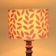 Pink Vine Applique Lamp Shade