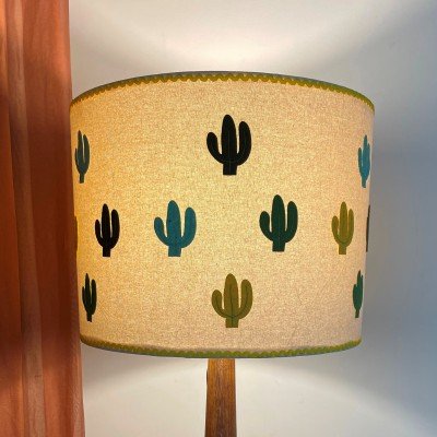Cactus Applique Lamp Shade Cactus Applique Lamp Shade