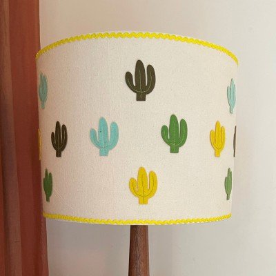 Cactus Applique Lamp Shade Cactus Applique Lamp Shade