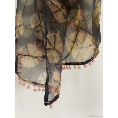 Circles Tie Dye Scarf Circles Tie Dye Scarf