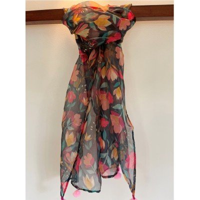 Tulips Floral Scarf Tulips Floral Scarf