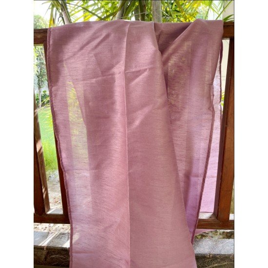 Solid Purple Art silk Curtain