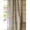 Solid Beige Art silk Curtain