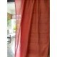 Solid Peach Art silk Curtain