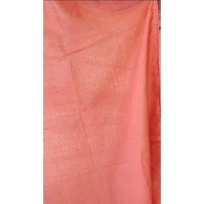 Solid Peach Art silk Curtain Solid Peach Art silk Curtain