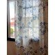 Blue Flowers Dual tone Printed Curtain