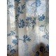 Blue Flowers Dual tone Printed Curtain